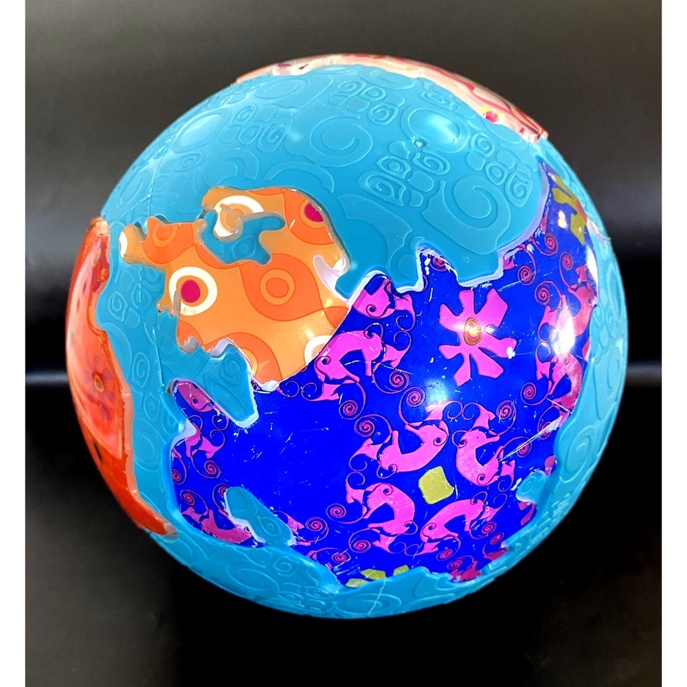 B. toys HTF Rare Light Up Musical Globe Toy B. Global Glow Ball Battat WORKS
